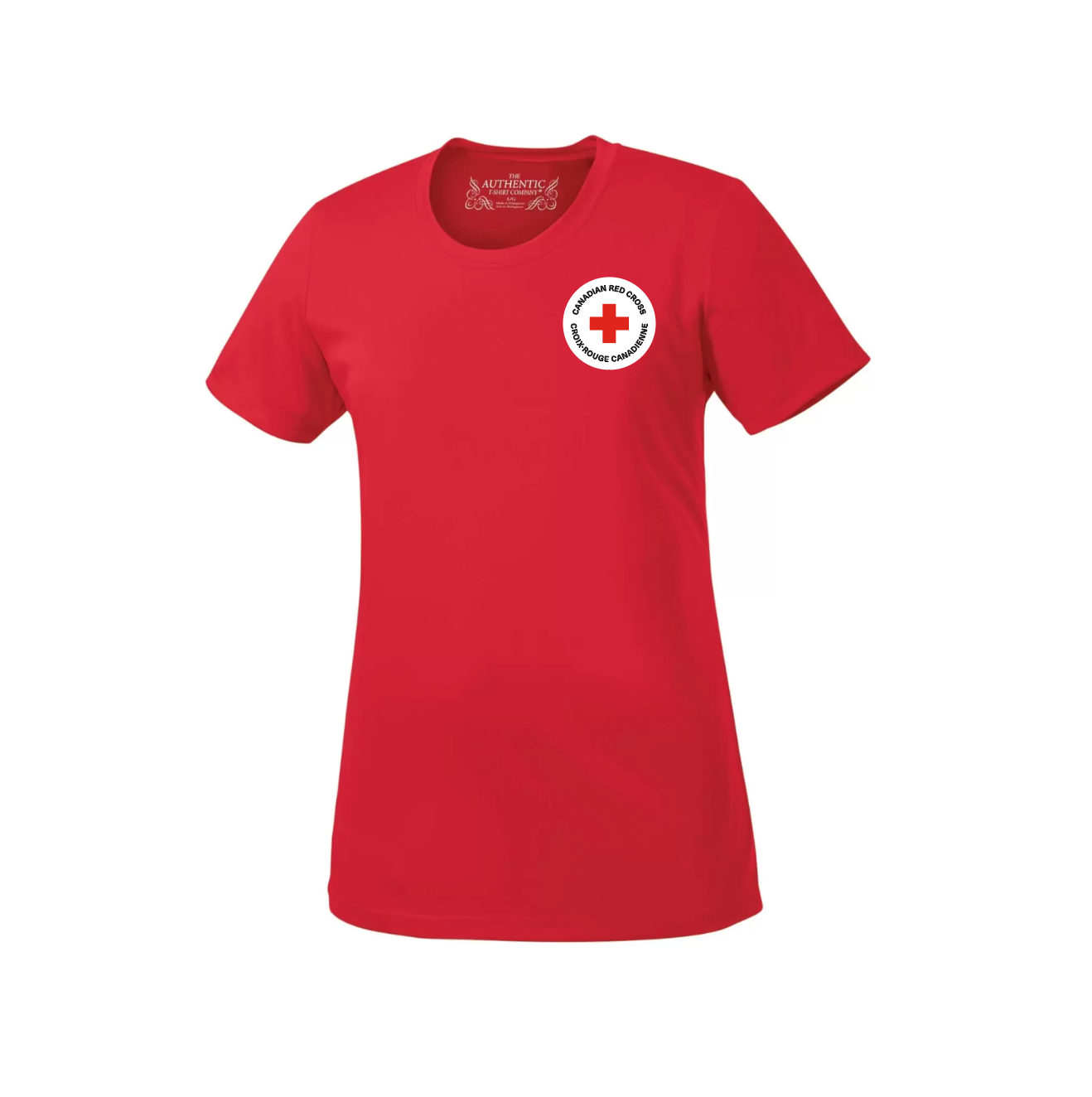 T-shirt évacuant l'humidité en polyester pour femme