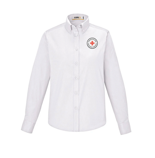 Chemise d'entretien EZ à manches longues pour femme 65/35