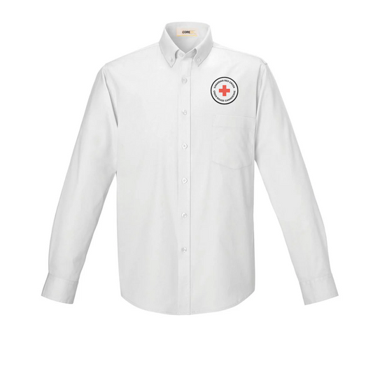 Chemise d'entretien EZ à manches longues 65/35 pour hommes