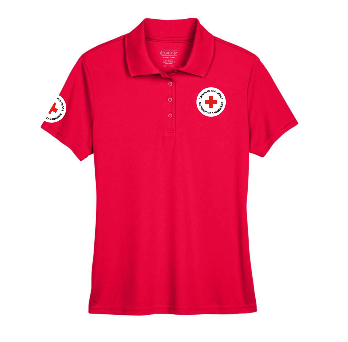 Ladies Polyester S/S Pique Polo