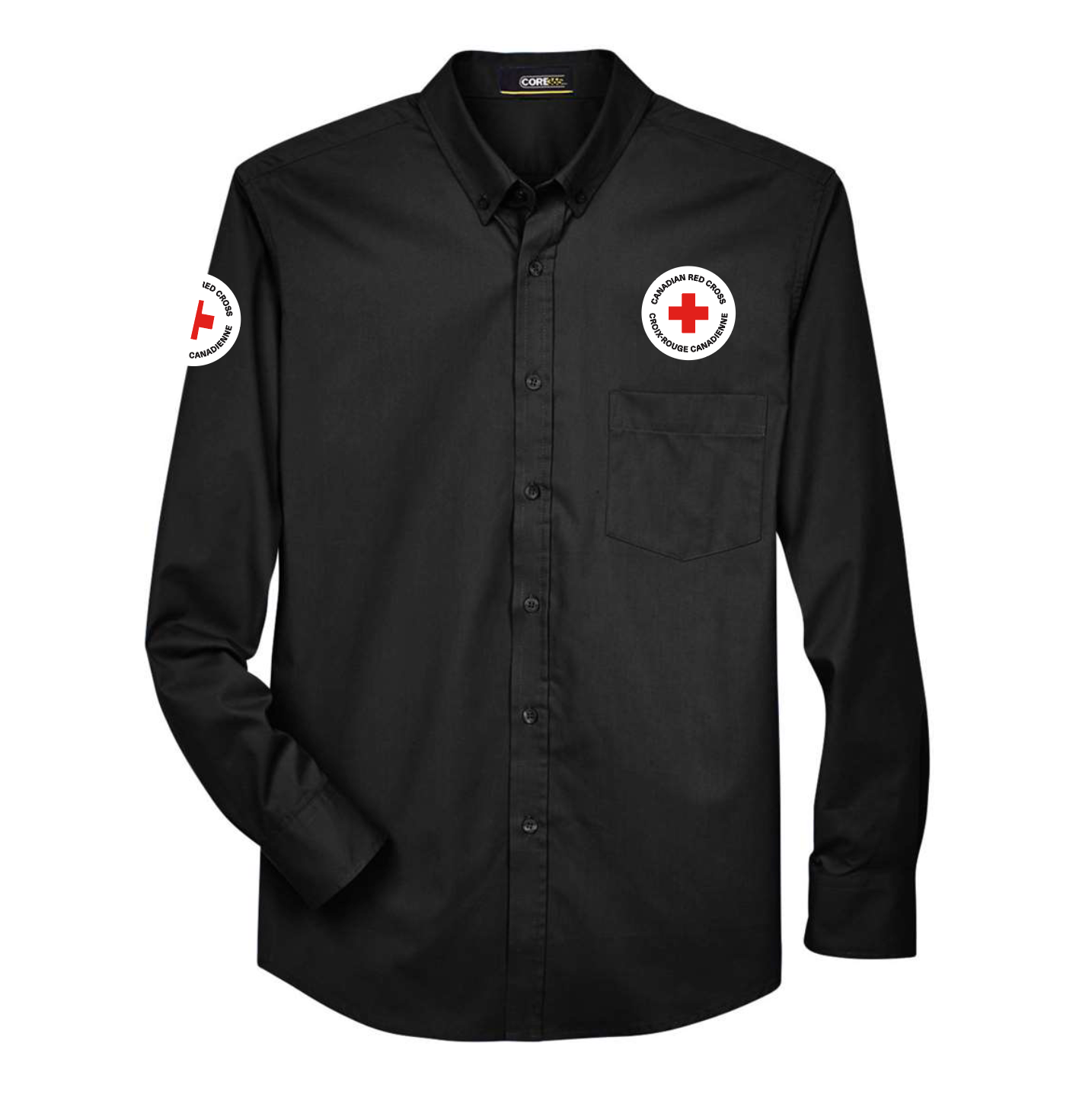 Mens 65/35 Long Sleeve EZ care shirt