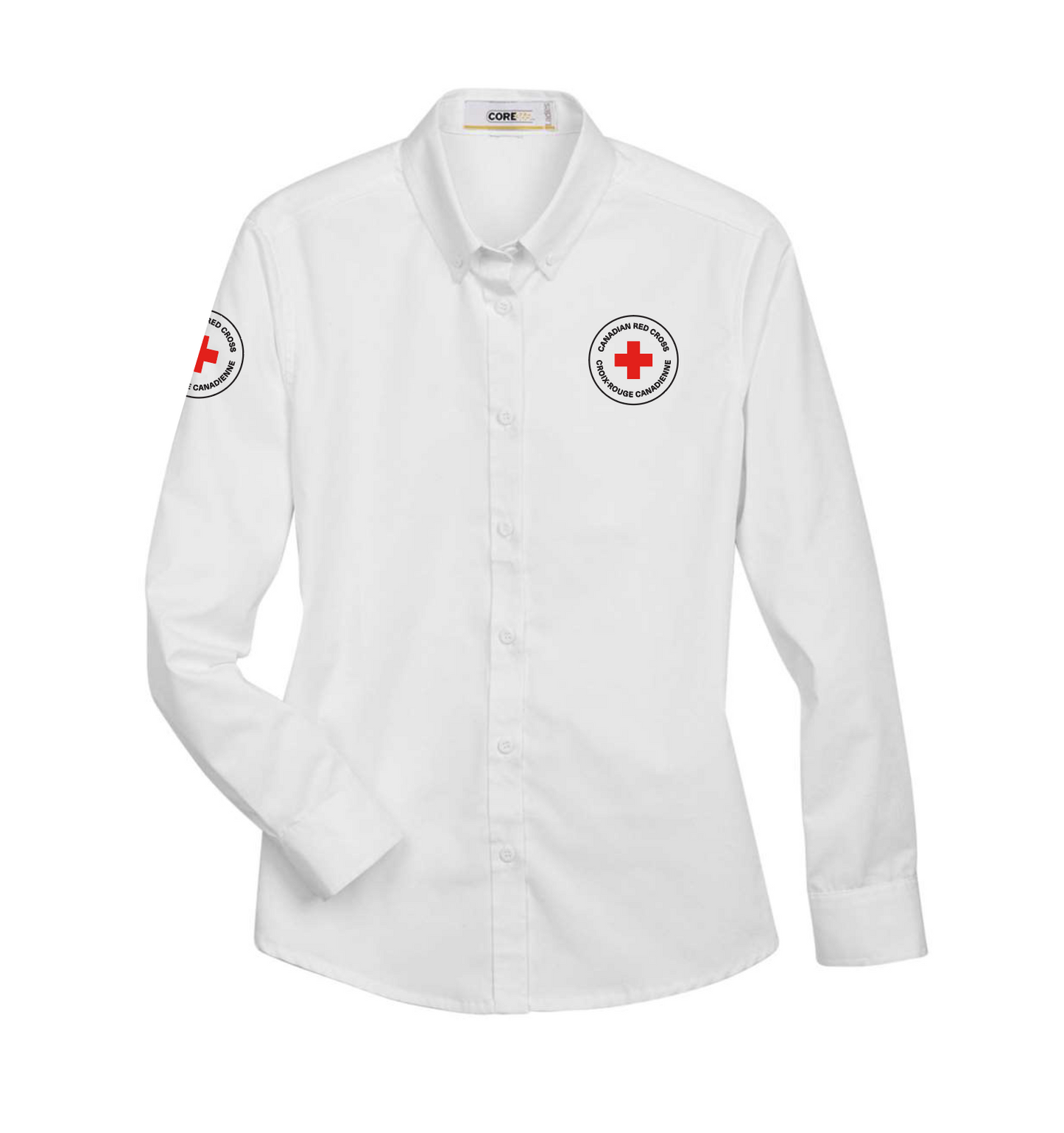 Ladies 65/35 Long Sleeve EZ care shirt