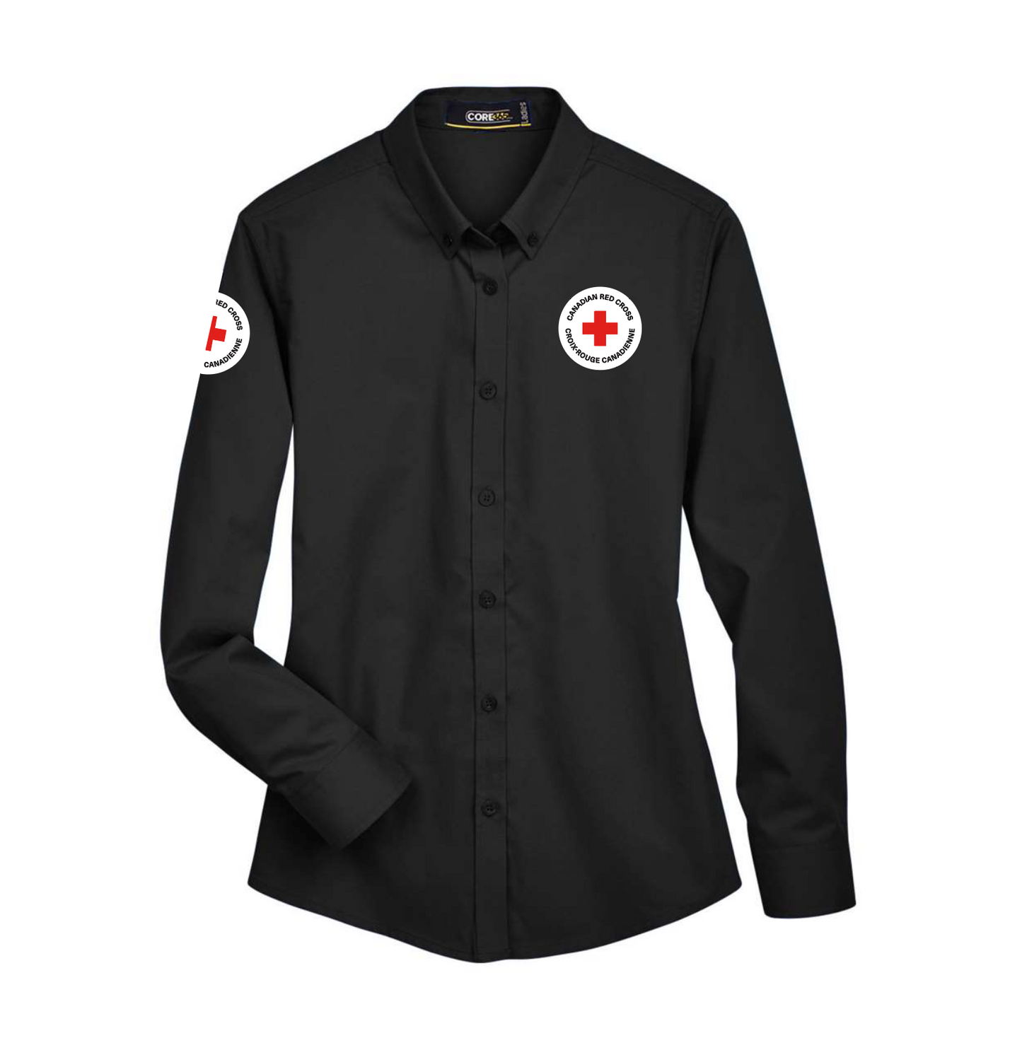 Ladies 65/35 Long Sleeve EZ care shirt
