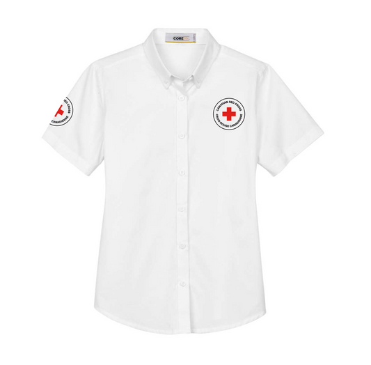 Ladies 65/35 Short Sleeve EZ care shirt