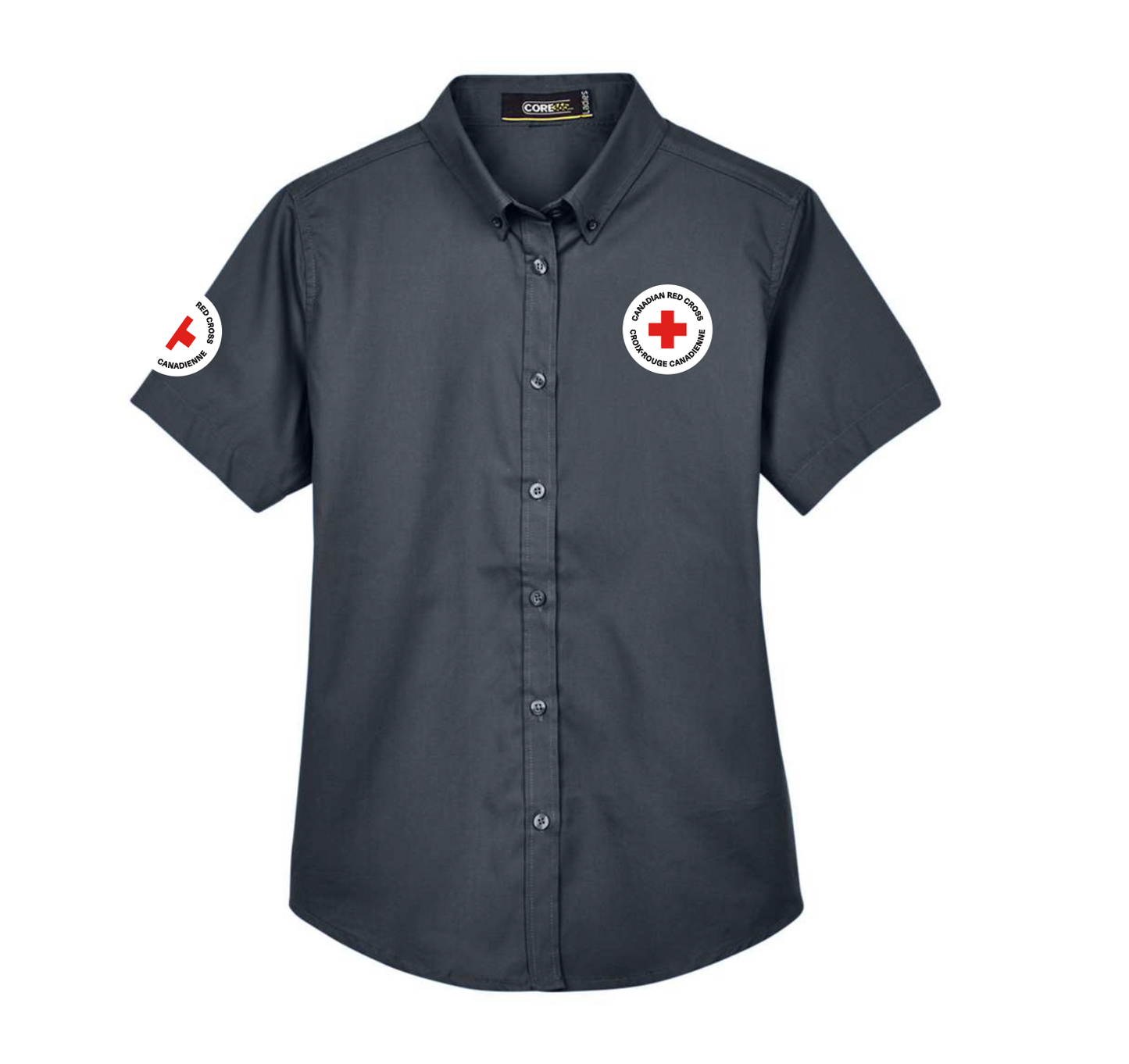 Ladies 65/35 Short Sleeve EZ care shirt